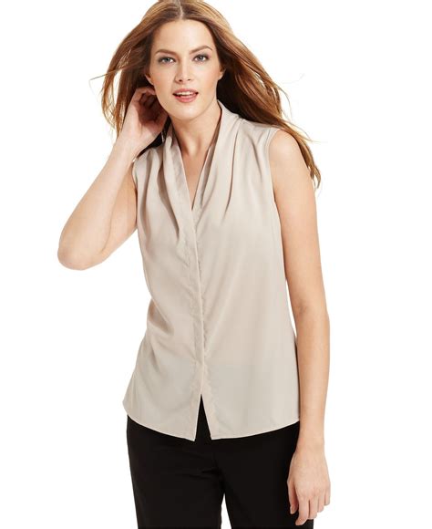 womens calvin klein blouses|macy's calvin klein women tops.